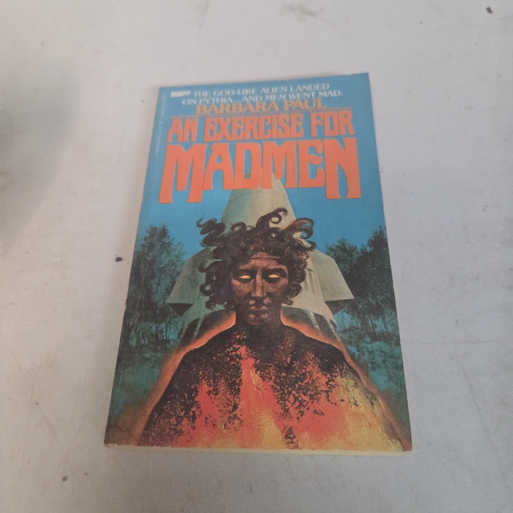 An Exercise For Madmen Barbara Paul 1978 Vintage Sci-Fi Paperback Book First Ed